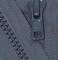 YKK 24" Vislon Zipper ~ YKK #5 Molded Plastic Sport Zipper ~ Separating - 579 Dark Grey (1 Zipper/Pack)